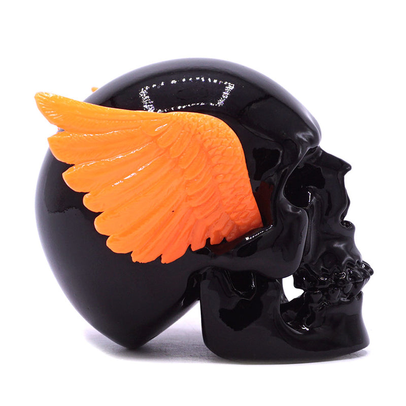 WINGED SKULL - BLACK