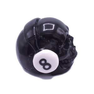DJ POOL BALL SKULL - BLACK - 8 BALL