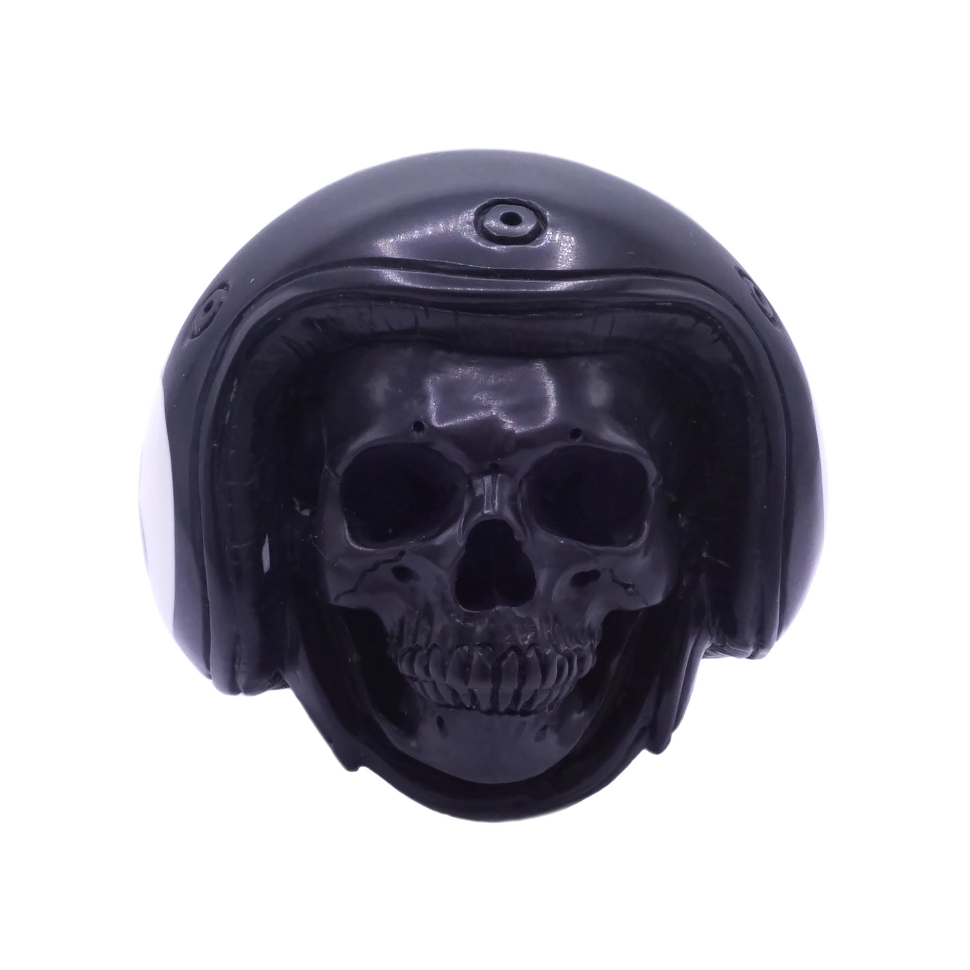 HELMET POOL BALL SKULL - BLACK HELMET POOL BALL SKULL - BLACK