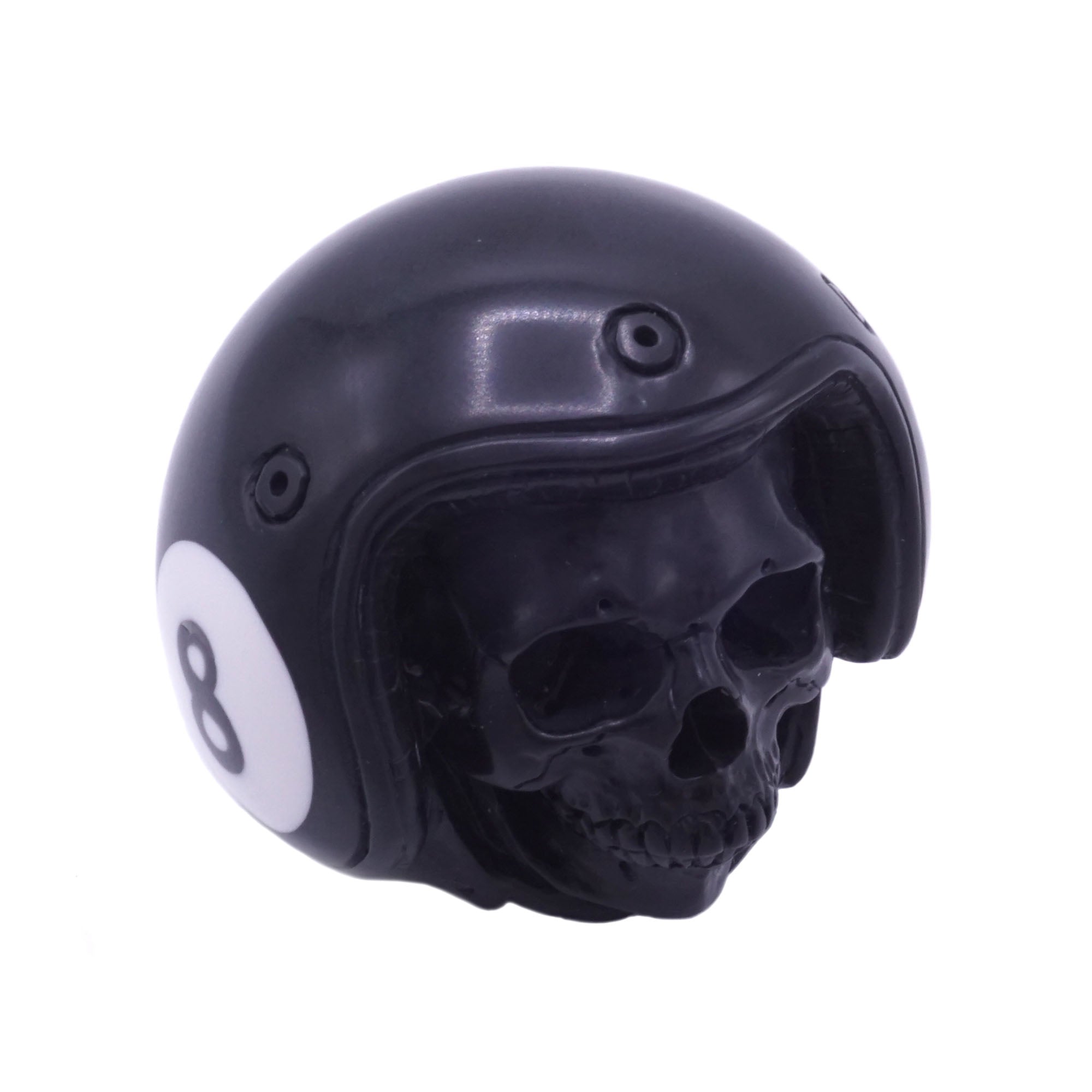 HELMET POOL BALL SKULL - BLACK HELMET POOL BALL SKULL - BLACK