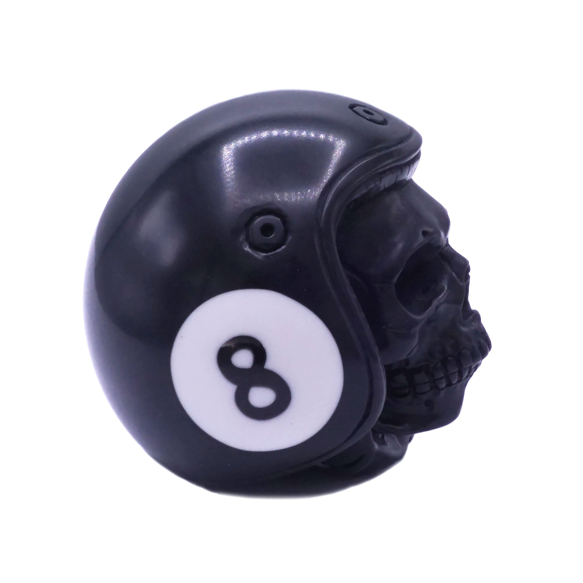 HELMET POOL BALL SKULL - BLACK HELMET POOL BALL SKULL - BLACK