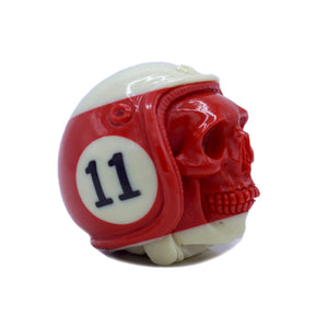 HELMET POOL BALL SKULL