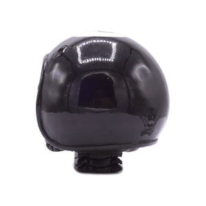 HELMET POOL BALL CAR GEAR SHIFT KNOB - BLACK - 8 BALL