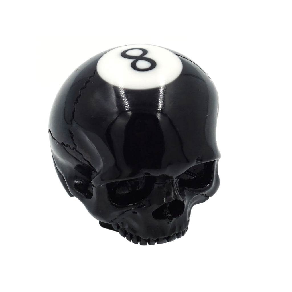 POOL BALL CAR GEAR SHIFT KNOB - BLACK - 8 BALL