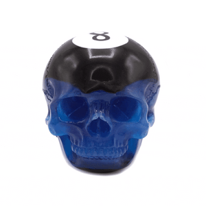 POOL BALL CAR GEAR SHIFT KNOB - BLACK/BLUE - 8 BALL