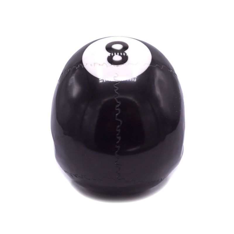 POOL BALL SKULL - BLACK - 8 BALL