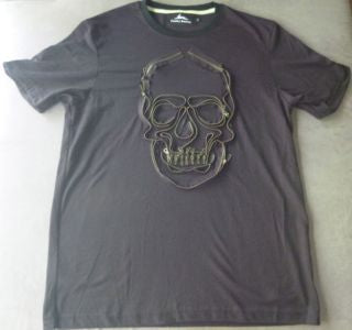 MENS T - EXTRA LARGE - BLACK - FUNNY BUNNY