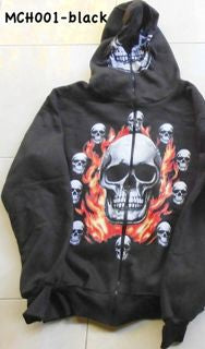 MENS HOODIE - BLACK - LONG SLEEVES