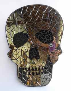 MOSAIC - SKULL BRAND - FLAT - MIRROR