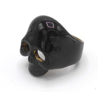 RING - BLACK - SMALL - ENAMEL - MAFIA