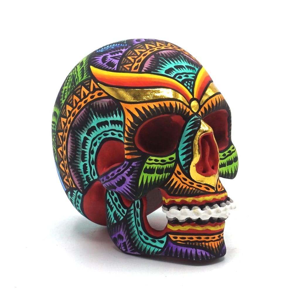 BALI STYLE RESIN COLOR SKULL SMALL
